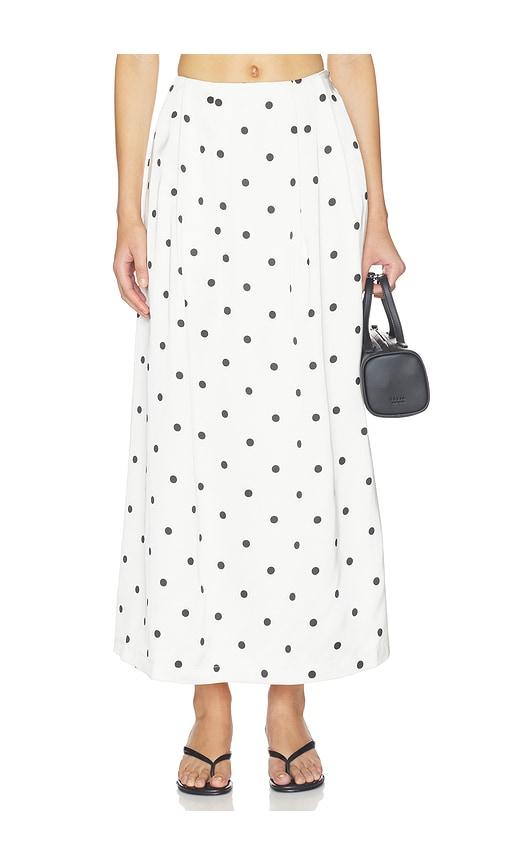 l'academie haru skirt in black,white. - size l (also in xxs, xs, s, m, xl)