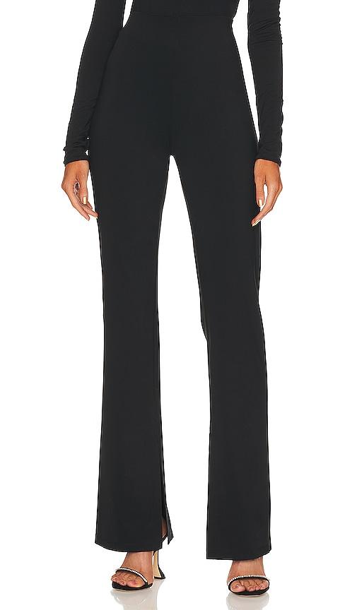 l'academie hewitt anouka knit slim pant in black. - size m (also in l, xl)