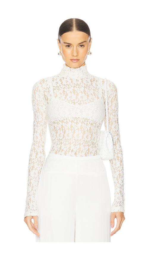 l'academie kayden top in beige. - size l (also in xs, xxs, s, m, xl)