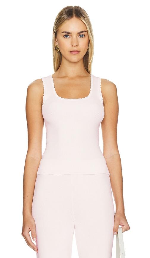 l'academie lilian tank top in baby pink. - size l (also in xl)