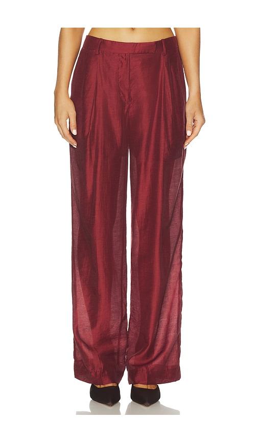 l'academie liya pant in red. - size m (also in xs, s)