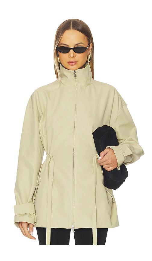l'academie miki jacket in beige. - size l (also in s, m, xl)