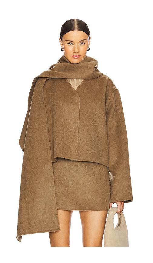 l'academie milly wool jacket in olive. - size l (also in s, m, xl)