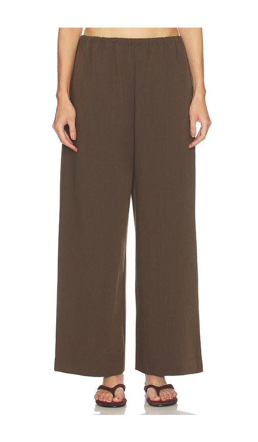l'academie nicoly pant in brown. - size l (also in xxs, xs, s, m, xl)