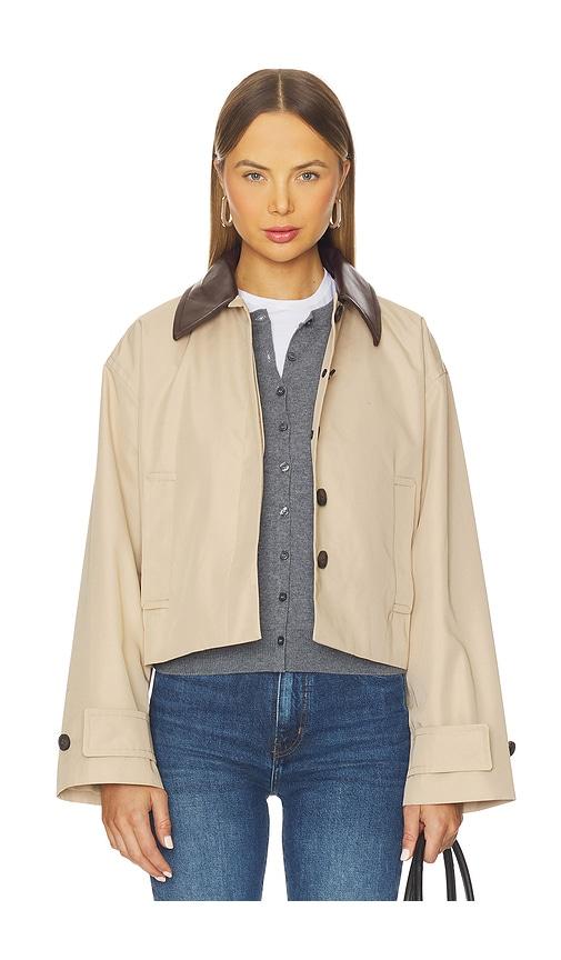 l'academie nikki jacket in brown. - size l (also in xs, m, xl)