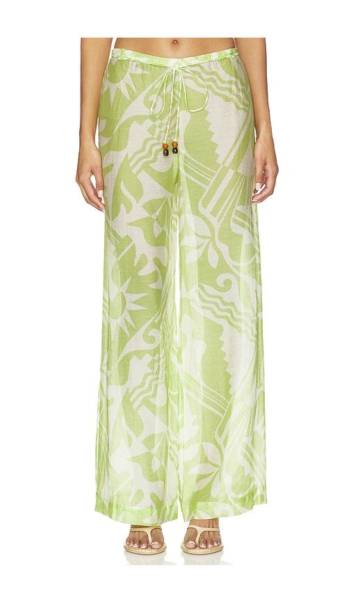 l'academie nyra pant in green. - size m (also in xxs, xs, s, xl)