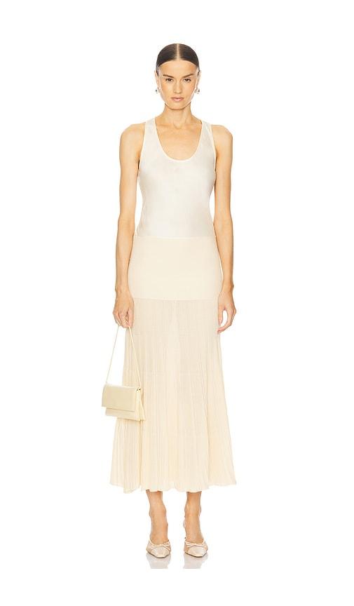 l'academie soleil maxi dress in beige. - size m (also in l, xl)
