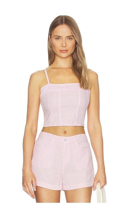 l'agence arlin seamed midi tank in lavender. - size 4 (also in 6, 8)