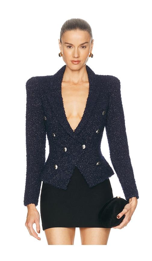 l'agence bethany knit blazer in navy. - size m (also in xs)