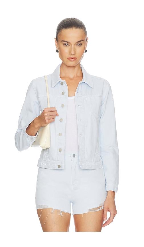 l'agence celine slim femme jacket in baby blue. - size m (also in s)