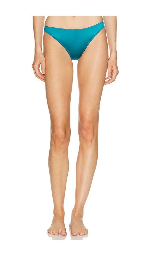 l'agence jean scoop front bikini bottom in teal. - size l (also in s, xs, m, xl)