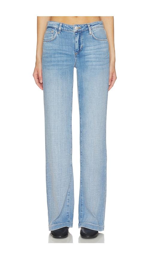 l'agence joanne low rise wide leg jean in blue. - size 26 (also in 27, 29)