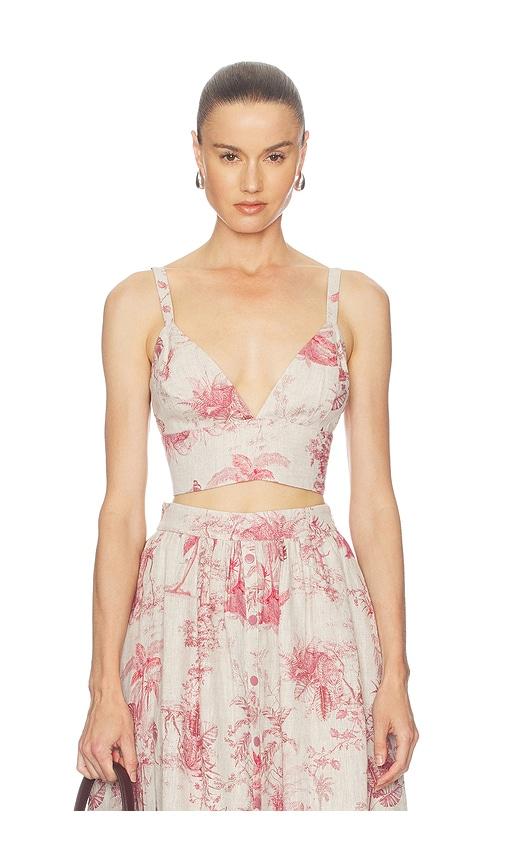 l'agence kaori bralette in tan. - size l (also in m, s, xl, xs)