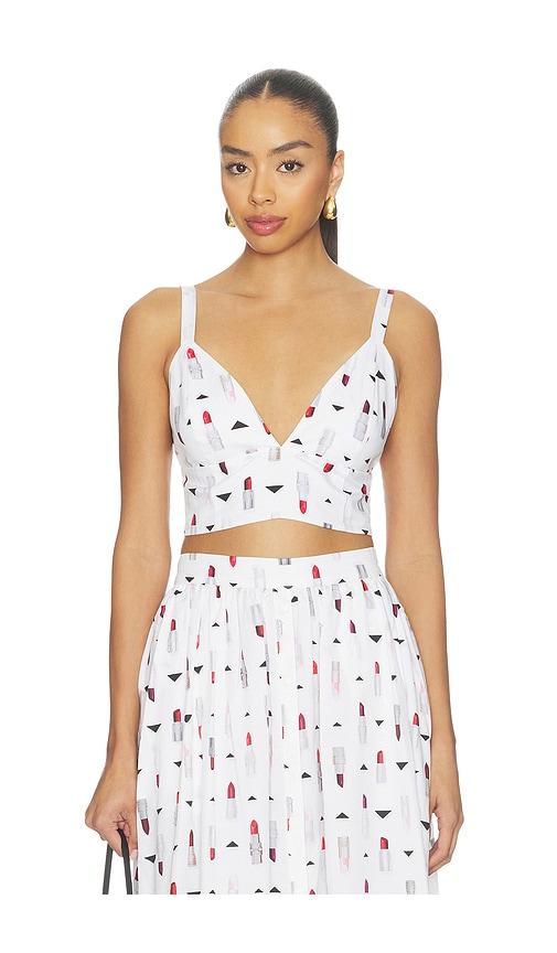 l'agence kaori bralette in white. - size m (also in xs, s)
