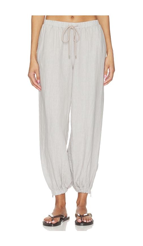 l'agence mariko jogger with zipper in grey. - size l (also in xs, s, m)