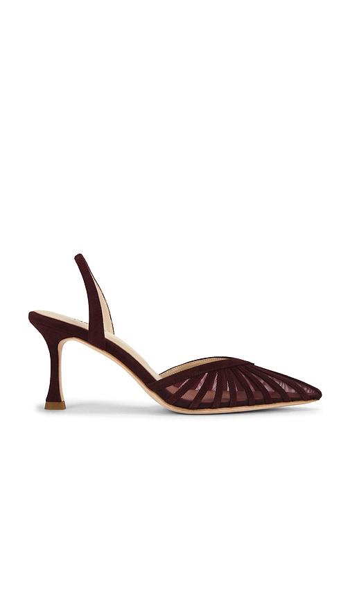 l'agence mercer heel in burgundy. - size 7 (also in 9)