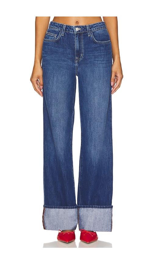 l'agence miley wide leg jeans in denim-medium. - size 30 (also in 32)