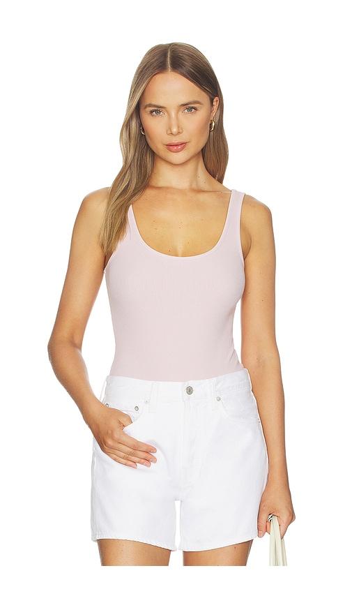 l'agence nica scoop neck tank bodysuit in lavender. - size m (also in xs, s)