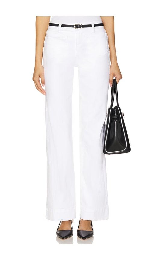 l'agence nolan high rise patchpocket wide leg jeans in white. - size 26 (also in 29)