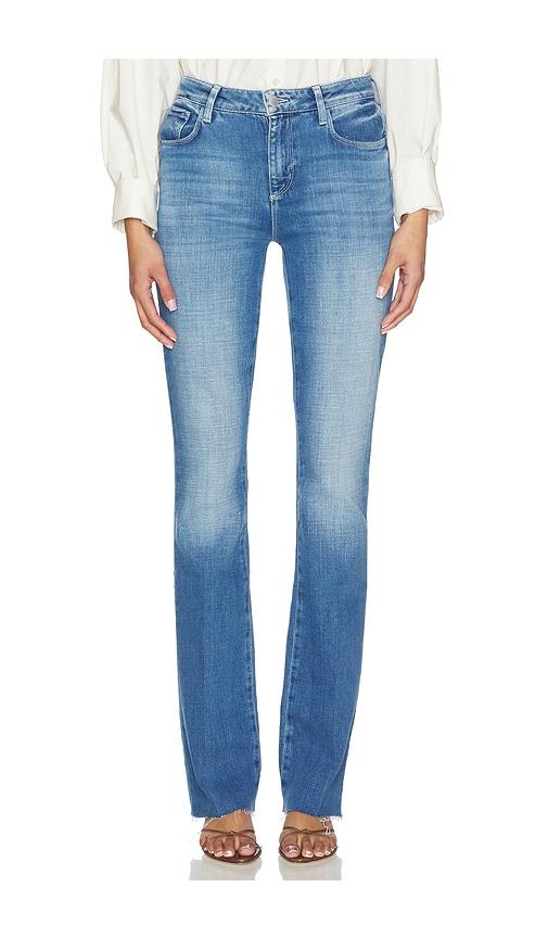 l'agence ruth high rise straight in blue. - size 24 (also in 25, 26, 27)