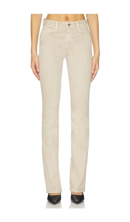 l'agence selma high rise sleek baby boot jean in beige. - size 24 (also in 25, 26, 27, 29)