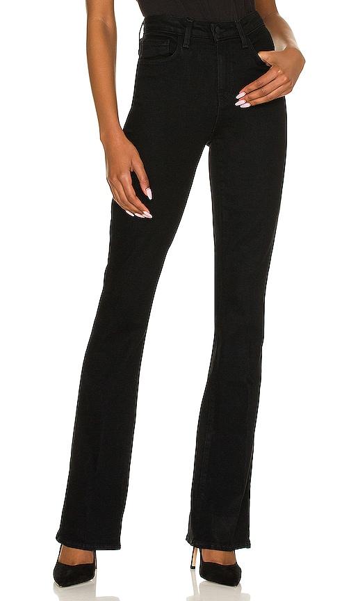 l'agence selma high rise sleek baby boot jeans in black. - size 23 (also in 24, 25, 26, 27, 28, 29, 30, 31)