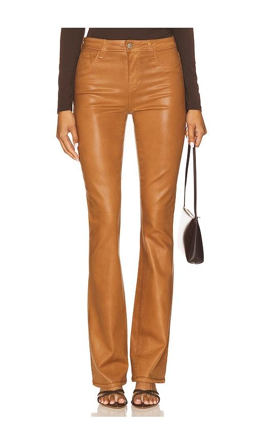 l'agence selma high rise sleek baby bootcut in brown. - size 23 (also in 24, 25, 26, 27, 28, 29, 30, 31)