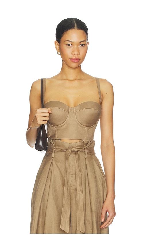 l'agence sonya bralette in brown. - size m (also in s)