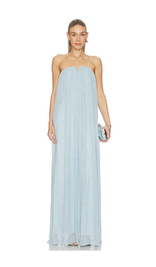 l'idee aphrodite gown in baby blue. - size 10/m (also in 6/xs, 8/s)