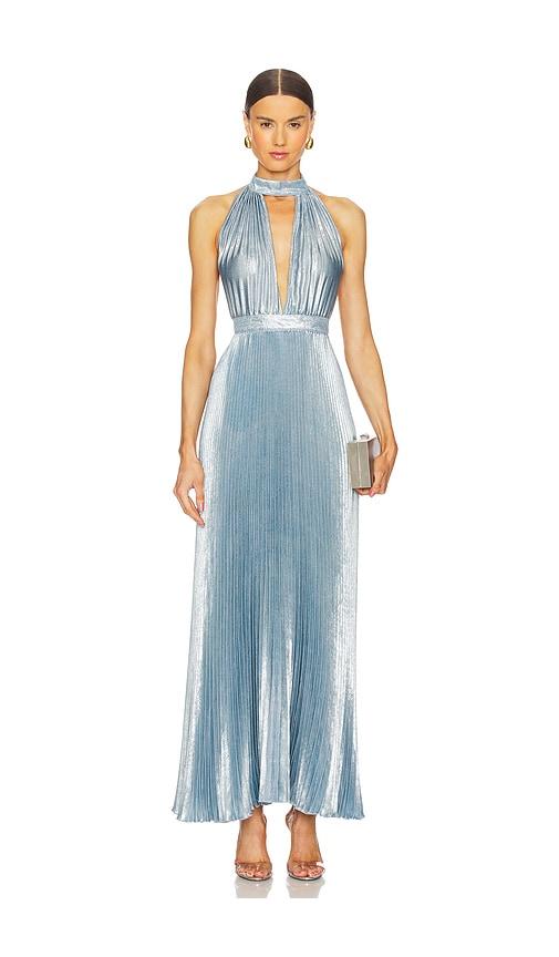 l'idee chateau gown in blue. - size 14/xl (also in 6/xs)