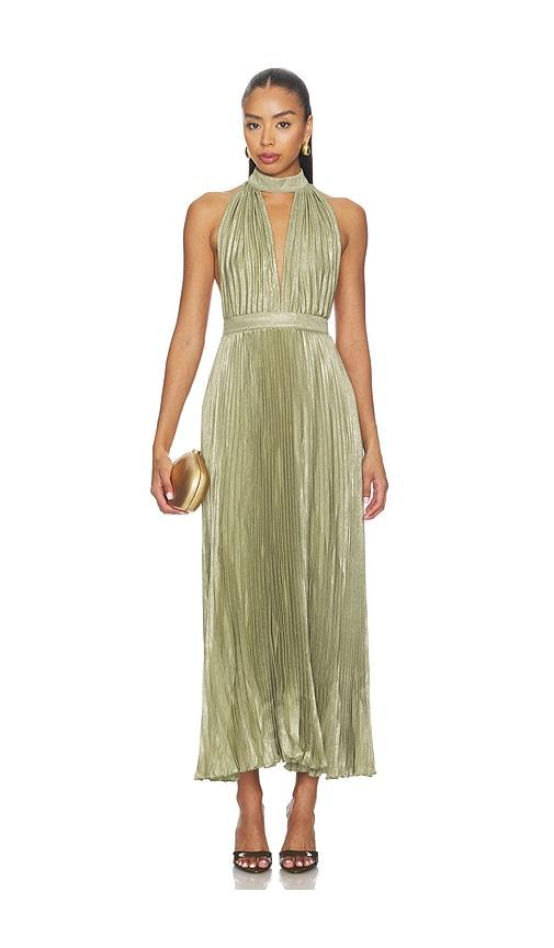 l'idee chateau gown in green. - size 12/l (also in 8/s)
