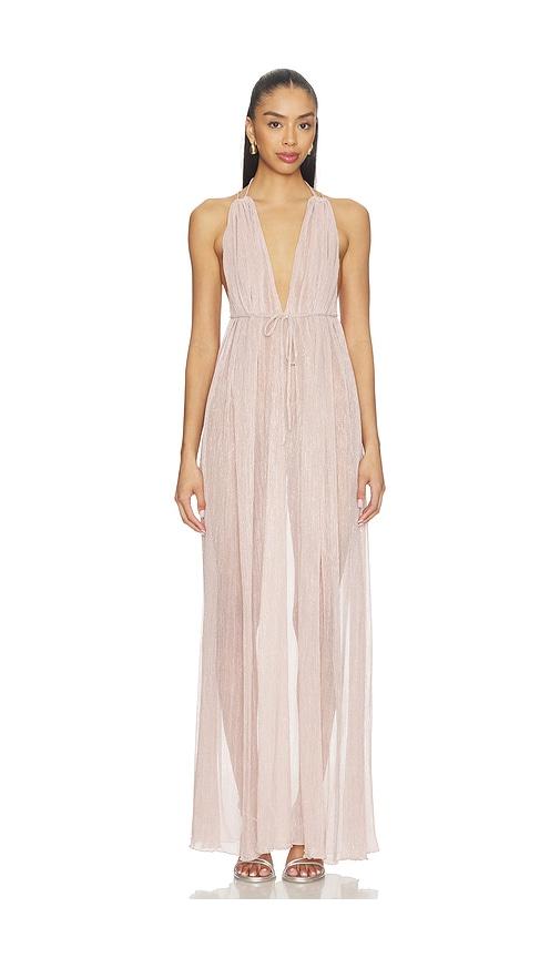 l'idee daphne dress in blush. - size 10/m (also in 8/s, 6/xs, 12/l, 14/xl)
