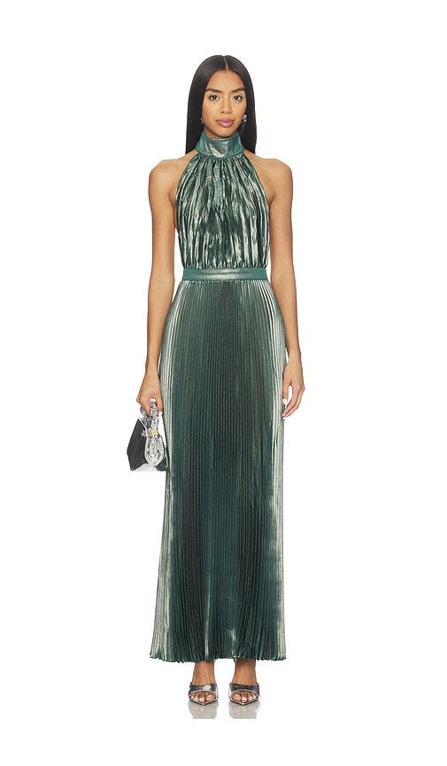 l'idee eden dress in green. - size 12/l (also in 8/s, 6/xs)