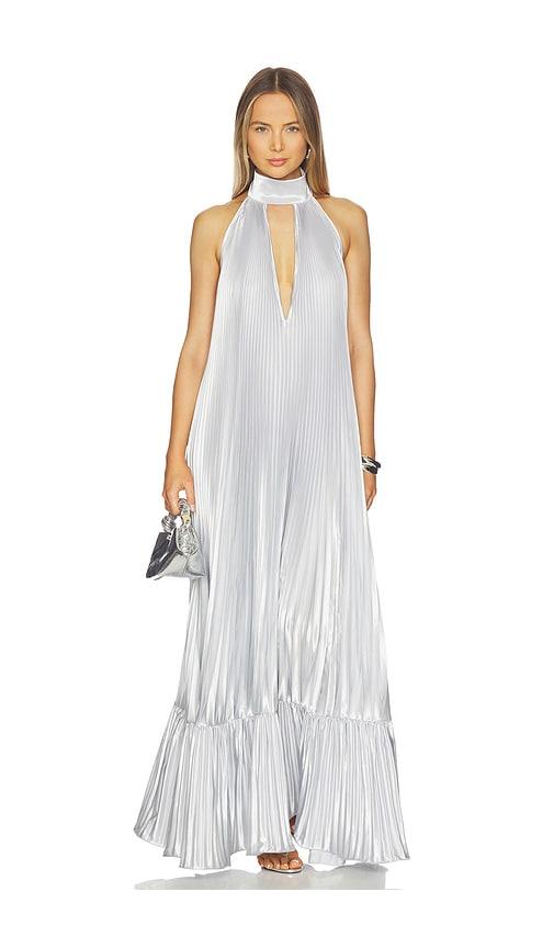 l'idee libertie gown in light grey. - size 10/m (also in 8/s)
