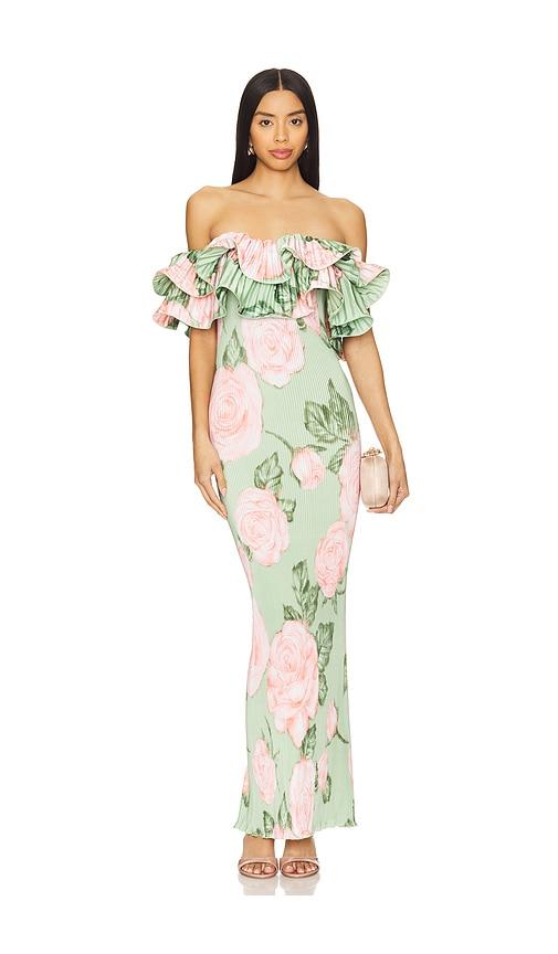 l'idee premiere gown in green. - size 6/xs (also in 8/s)