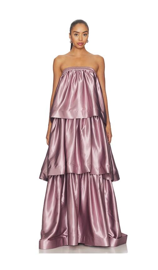 l'idee valentina gown in purple. - size 10/m (also in 6/xs, 8/s)