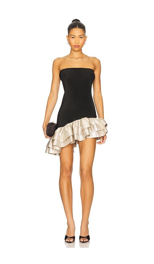 l'idee volant mini dress in black. - size 12/l (also in 6/xs)