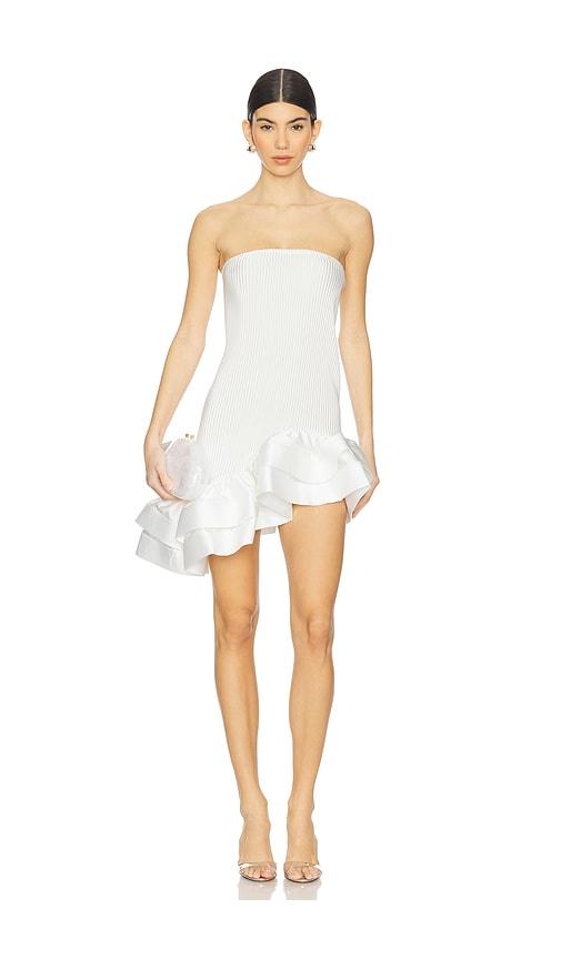 l'idee volant mini dress in white. - size 10/m (also in 6/xs)