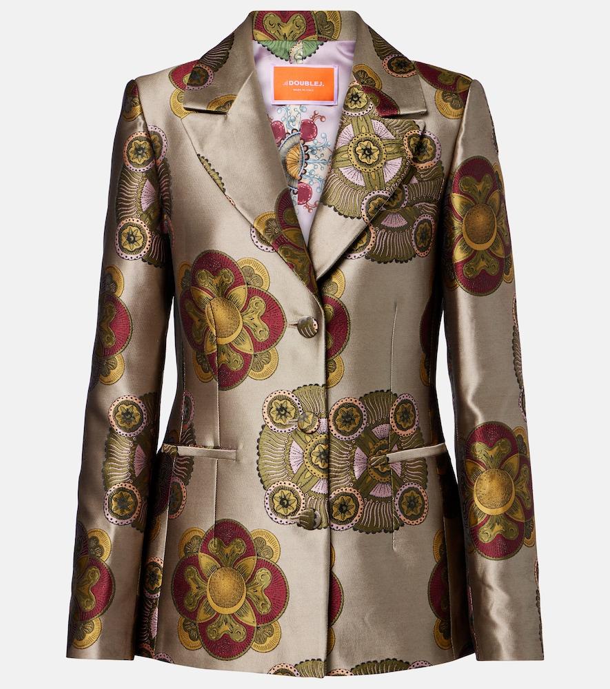 la doublej 24/7 printed blazer