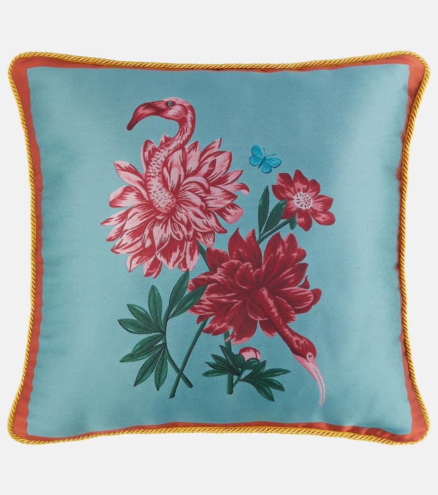 la doublej birdbloom cushion