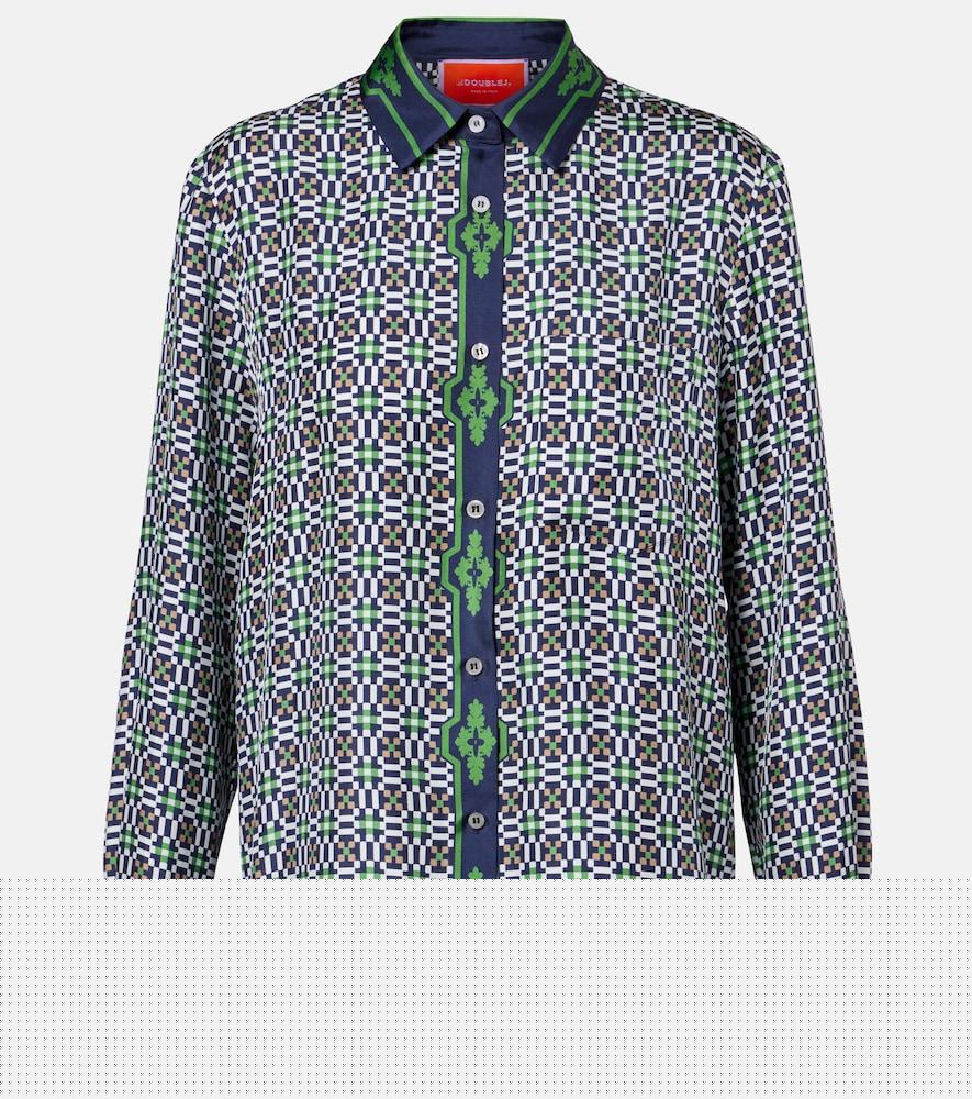 la doublej boy silk twill shirt
