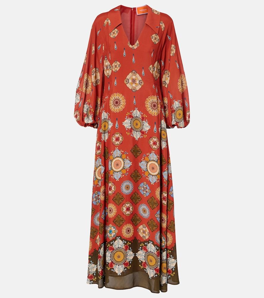 la doublej diva printed maxi dress