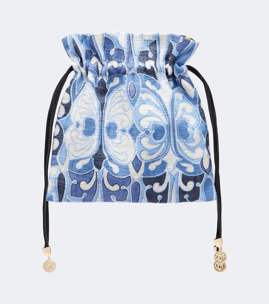 la doublej dustbag printed pouch