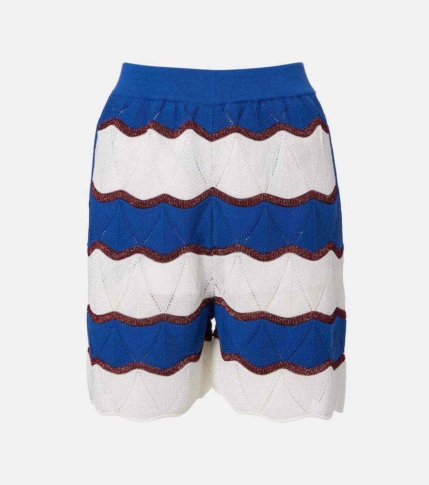 la doublej hang ten cotton-blend shorts
