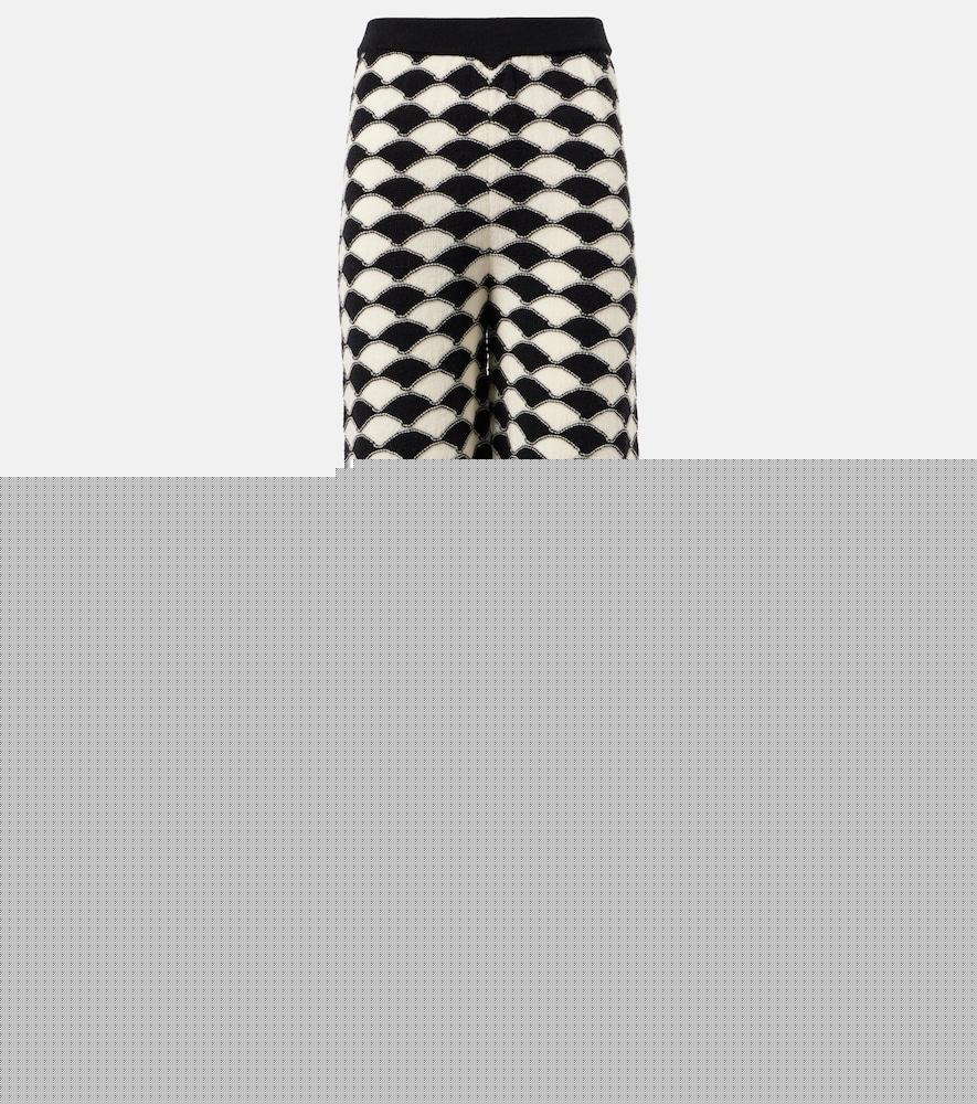 la doublej lounge wool wide-leg pants