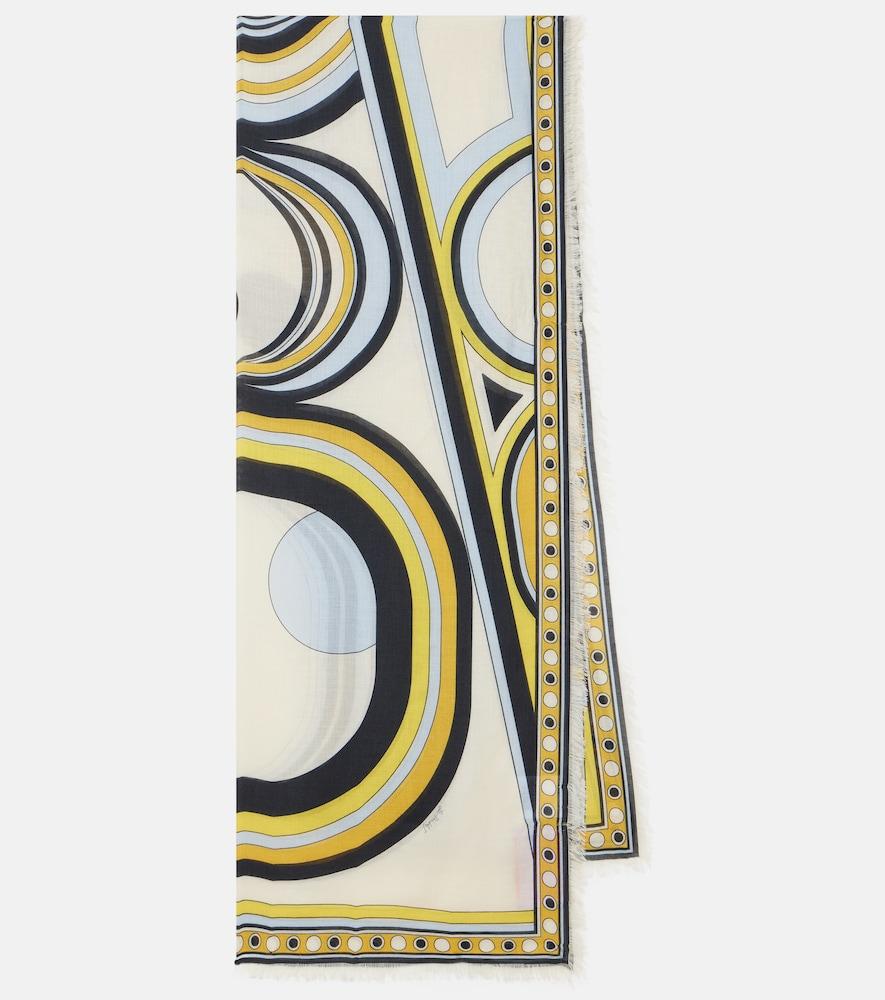 la doublej printed scarf