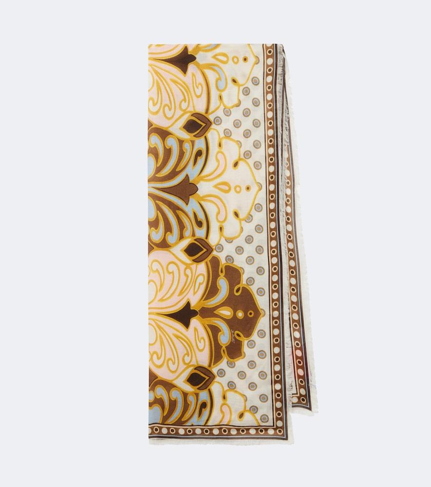 la doublej printed scarf