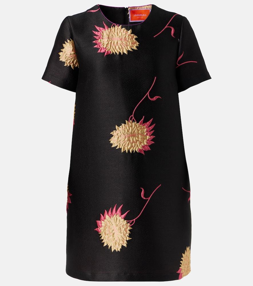 la doublej swing jacquard minidress