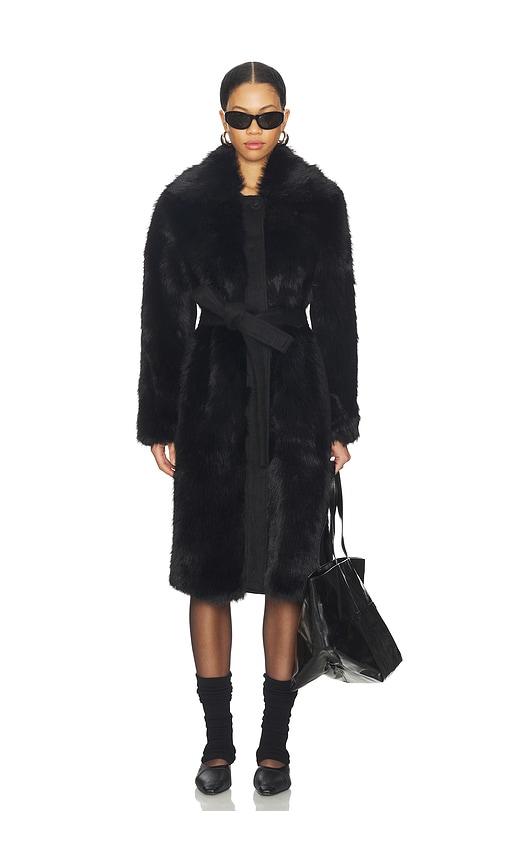 la ligne alpine coat in black. - size m/l (also in xs/s)