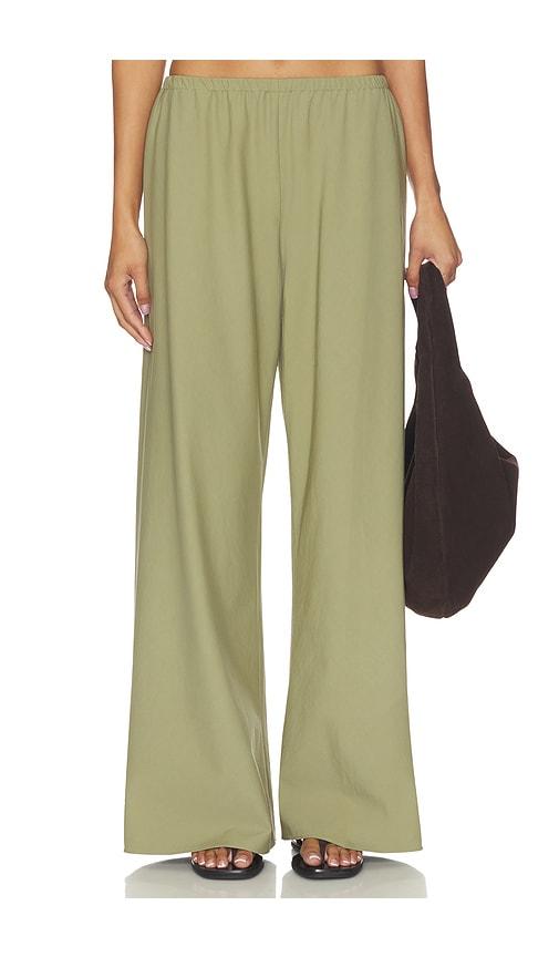 la ligne cotton poplin colby in olive. - size l (also in s, xxs, xs, xl)